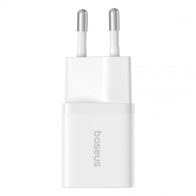 Baseus P10110909213-00 USB-C GaN5 mini 25W mains charger White Baseus P10110909213-00 USB-C GaN5 mini 25W mains charger White