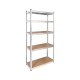 Rebel RB-1250 Metal Storage Rack Cabinet Shelves 175kg x5 180x90x40cm Galvanized Folding MDF Rebel RB-1250 Metal Storage Rack Cabinet Shelves 175kg x5 180x90x40cm Galvanized Folding MDF