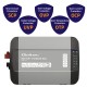 Qoltec Smart Professional Monolith Battery Charger for LiFePO4 AGM GEL SLA batteries | 60A | 12V | Fast charging