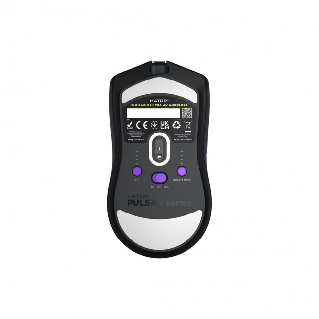 HATOR Pulsar 3 ULTRA 4K Wireless mouse Gaming Right-hand RF Wireless + Bluetooth + USB Type-A Optical 30000 DPI