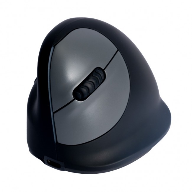 R-Go HE ergonomic mouse left Bluetooth black/silve