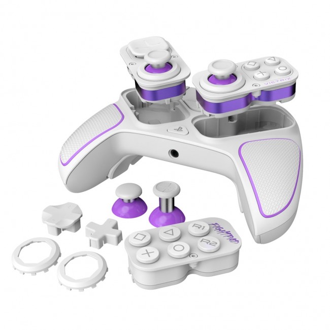 PDP 052-002-WH Gaming Controller Violet, White RF/USB Gamepad Analogue / Digital PC, PlayStation 4, PlayStation 5