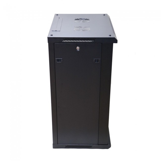 Extralink Rackmount cabinet 18U 600x600 Black wall mounted Extralink Rackmount cabinet 18U 600x600 Black wall mounted
