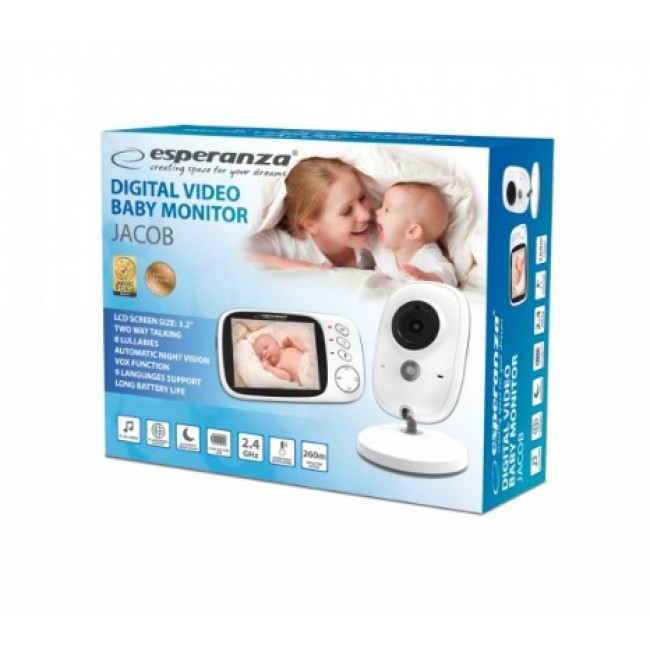 Esperanza EHM002 video baby monitor 50 m White