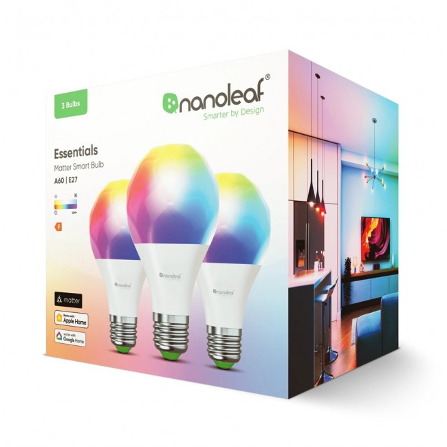 Nanoleaf NF080B02-3A19E LED bulb Multi 8.5 W E27