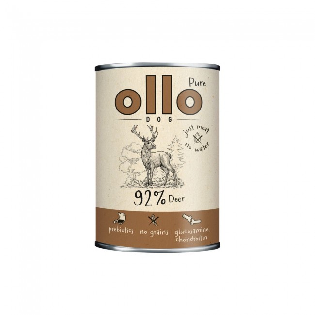OLLO Pure Deer wet dog food 850 g