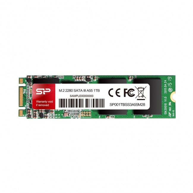 Silicon Power M.2 2280 A55 1000 GB Serial ATA III SLC Silicon Power M.2 2280 A55 1000 GB Serial ATA III SLC