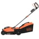 Black & Decker BCMW3318L2 Push lawn mower Battery Black, Orange
