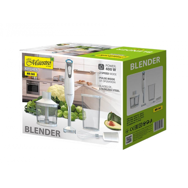 Feel-Maestro MR565 blender 1.5 L Tabletop blender 400 W Grey Feel-Maestro MR565 blender 1.5 L Tabletop blender 400 W Grey