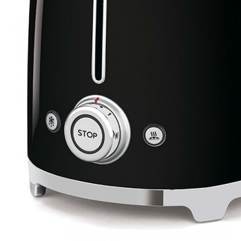 Smeg 50's Style Toaster TSF02BLEU Black