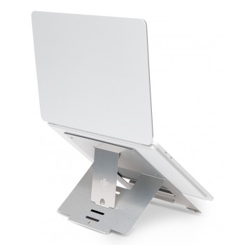 R-Go Tools Laptop stand R-Go Riser Flexible, adjustable folding laptop riser, ergonomic, Hylite aluminum, silver