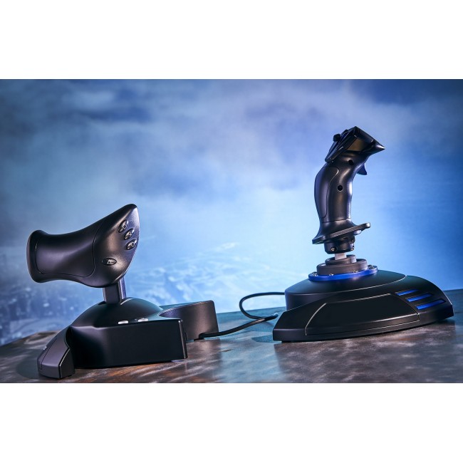 Thrustmaster T.Flight Hotas 4 Black, Blue USB 2.0 Joystick Digital PC, PlayStation 4 Thrustmaster T.Flight Hotas 4 Black, Blue USB 2.0 Joystick Digital PC, PlayStation 4