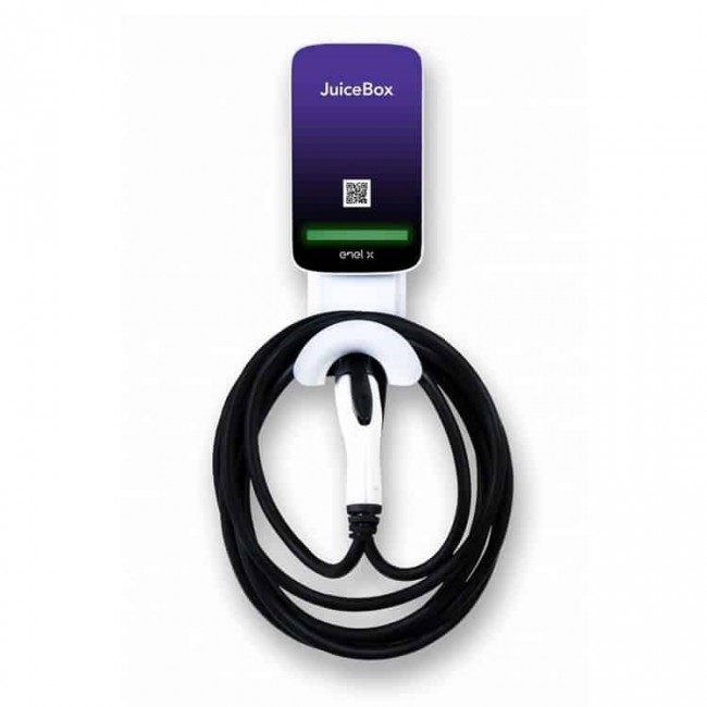Electric vehicle charging station - Enel X JuiceBox 2.01 with cable Electric vehicle charging station - Enel X JuiceBox 2.01 with cable