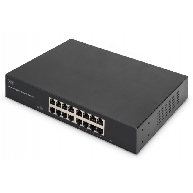 Digitus 16-Port Gigabit Switch, 19 inch, Unmanaged