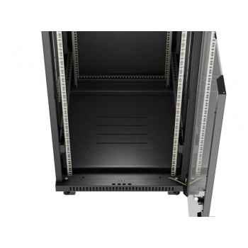Lanberg FF01-6824-12BL rack cabinet 24U Freestanding rack Black