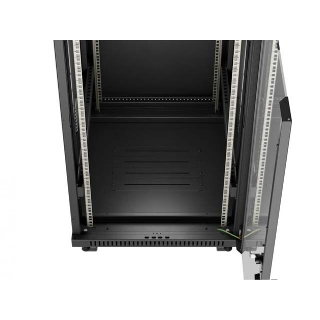 Lanberg FF01-6824-12BL rack cabinet 24U Freestanding rack Black