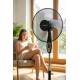 Esperanza EHF002KE, 16 '' standing fan, Black and Gray
