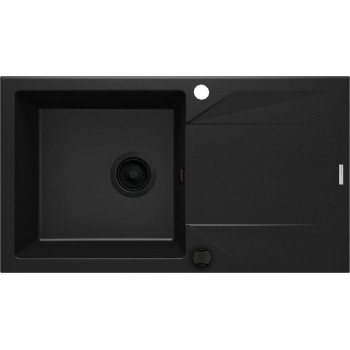 1-bowl granite sink with drainer