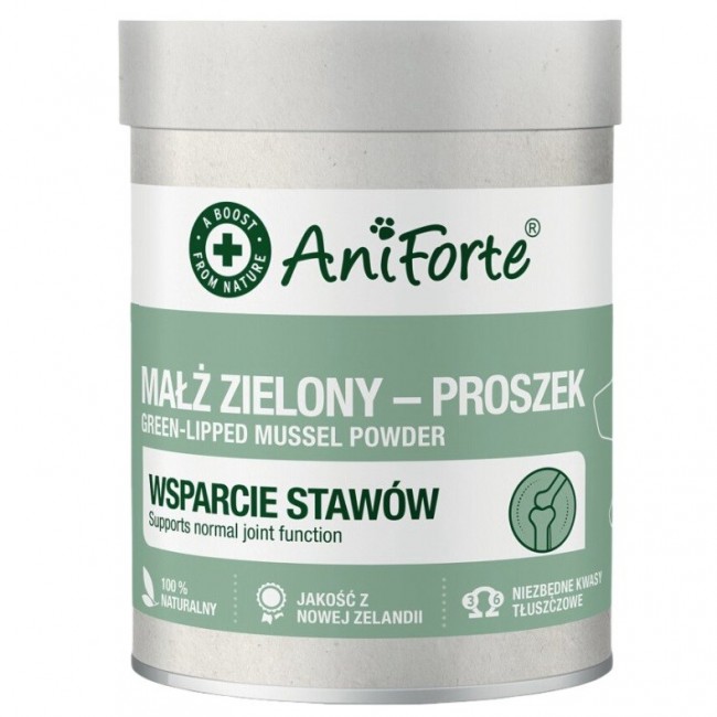 ANIFORTE Green lipped mussel - supplements for dogs and cats - 100g