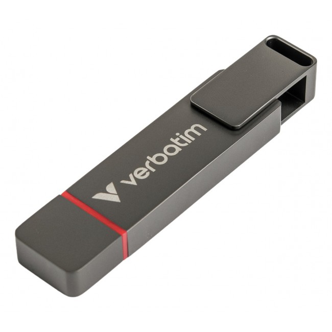 Verbatim Dual QuickStick USB flash drive 512 GB USB Type-A / USB Type-C 3.2 Gen 1 (3.1 Gen 1) Grey