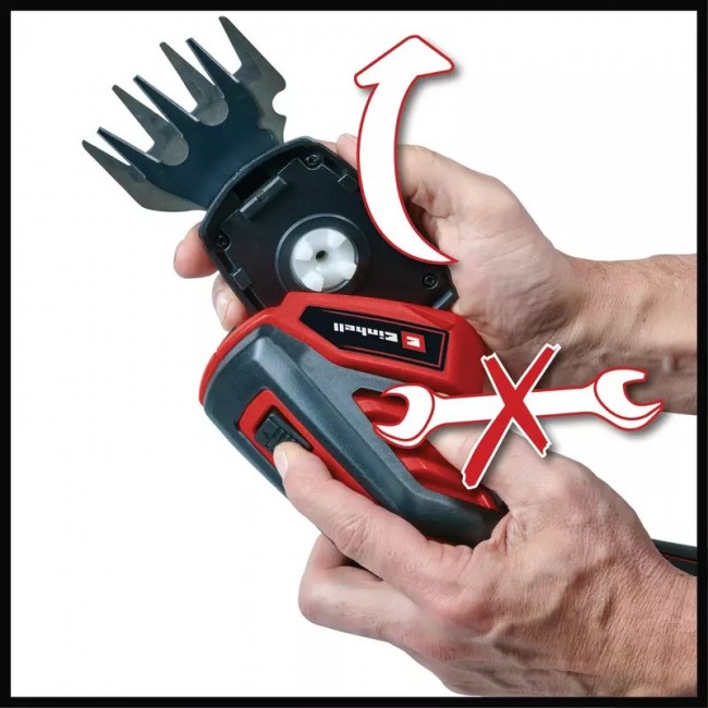 Einhell GC-CG 3,6/70 Li cordless grass shear 7 cm 3.6 V Lithium-Ion (Li-Ion) Aluminium, Black, Red