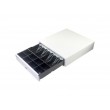 Equip Cash Register Drawer for Point of Sale (POS) System, 4 Bill/8 Coin Compartments, Removable Coin Slots, RJ11 connector