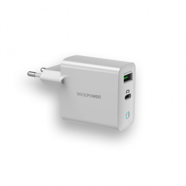 RealPower 352262 mobile device charger Universal White AC Fast charging Indoor RealPower 352262 mobile device charger Universal White AC Fast charging Indoor