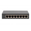 Digitus 8-port Gigabit switch, desktop, unmanaged, metal housing