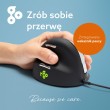R-Go Tools Ergonomic mouse R-Go HE Break with break software, large (hand size 185 mm), left-handed, Wired, black