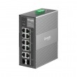 TP-Link Omada 10-Port Gigabit Industrial Easy Managed Switch with 6-Port PoE+ and 2-Port PoE++ TP-Link Omada 10-Port Gigabit Industrial Easy Managed Switch with 6-Port PoE+ and 2-Port PoE++