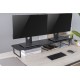 Gembird MS-TABLE2-01 monitor mount / stand Black Desk