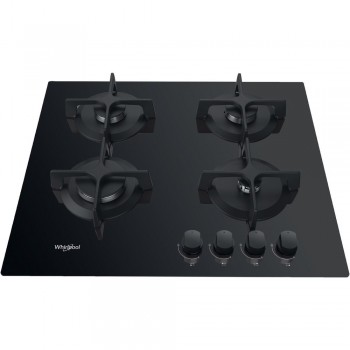 Whirlpool AKT 616/NB hob Black Built-in 60 cm Gas 4 zone(s)