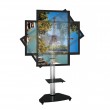 Techly Floor Stand with Shelf Trolley TV LCD/LED/Plasma 37-70
