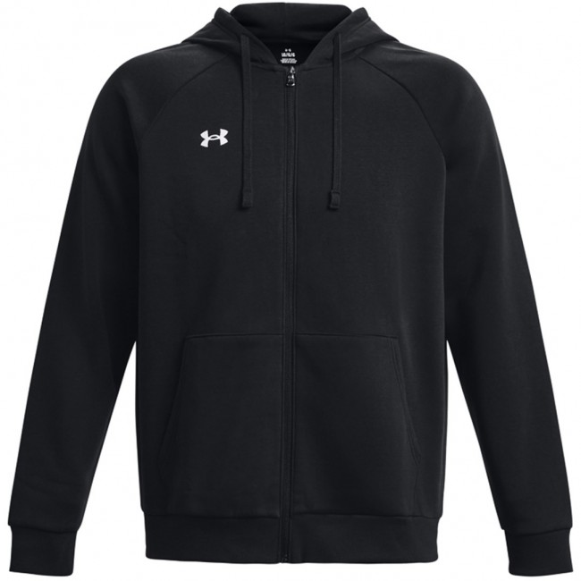 Under Armour Men's Rival Fleece FZ Hoodie black 1379767 001 Under Armour Men's Rival Fleece FZ Hoodie black 1379767 001