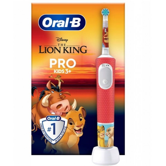 Oral-B VITALITY PRO D103 THE LION KING red toothbrush