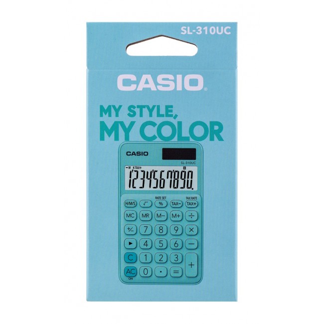 Casio pocket calculator SL-310UC-GN green Casio pocket calculator SL-310UC-GN green
