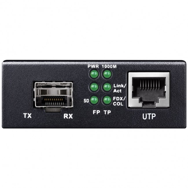 Cudy MC220 network media converter 1000 Mbit/s 1310 nm Single-mode Black
