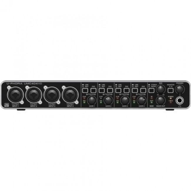 Behringer UMC404HD recording audio interface