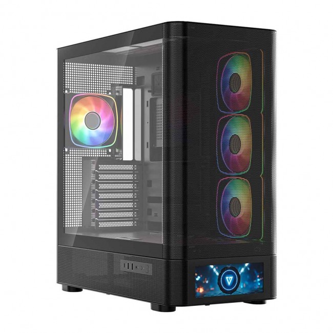 MODECOM Volcano Volcano AQ500 ARGB Midi Black