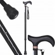 Adjustable walking stick ACTIONMED black Adjustable walking stick ACTIONMED black