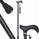 Adjustable walking stick ACTIONMED black