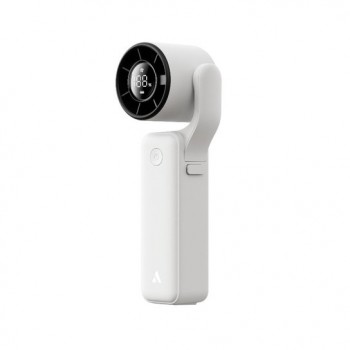 AECOOLY Halo 04 ICING Foldable Handheld Fan with Cooling Plate, White