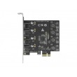 DeLOCK PCI Express x1 Card to 4 x external USB Type-A female SuperSpeed USB (USB 3.2 Gen 1)