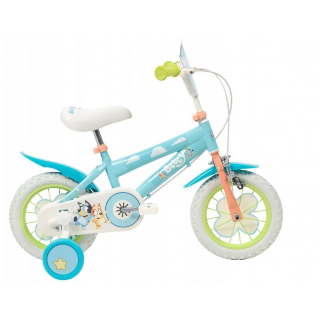 TOIMSA children's bicycle Bluey 12 Blue and lime blue