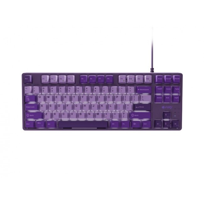 GAMING KEYBOARD FURY KANABO K2 US WHITE BACKLIGHT MECHANICAL PURPLE