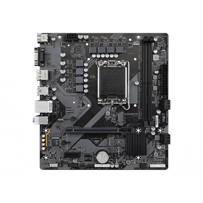 GIGABYTE B760M E Motherboard - Supports 14th Gen. Intel Core CPUs, 6+1+1 phases VRM, up to 7200MHz DDR5 (OC), 2xPCIe 4.0 M.2, 1 GbE LAN, USB 3.2 Gen 1