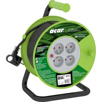 Acar PZ-4Z/OTM H05VV-F 3G1.0 20M Retractable extension cable
