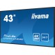 iiyama LH4341UHS-B2 Signage Display 108 cm (42.5 iiyama LH4341UHS-B2 Signage Display 108 cm (42.5