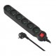 Maclean MCE225 power extension 1.5 m 6 AC outlet(s) Indoor Black Maclean MCE225 power extension 1.5 m 6 AC outlet(s) Indoor Black