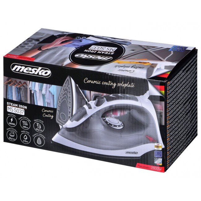 Mesko MS 5037 Steam Iron 2800 Watt.